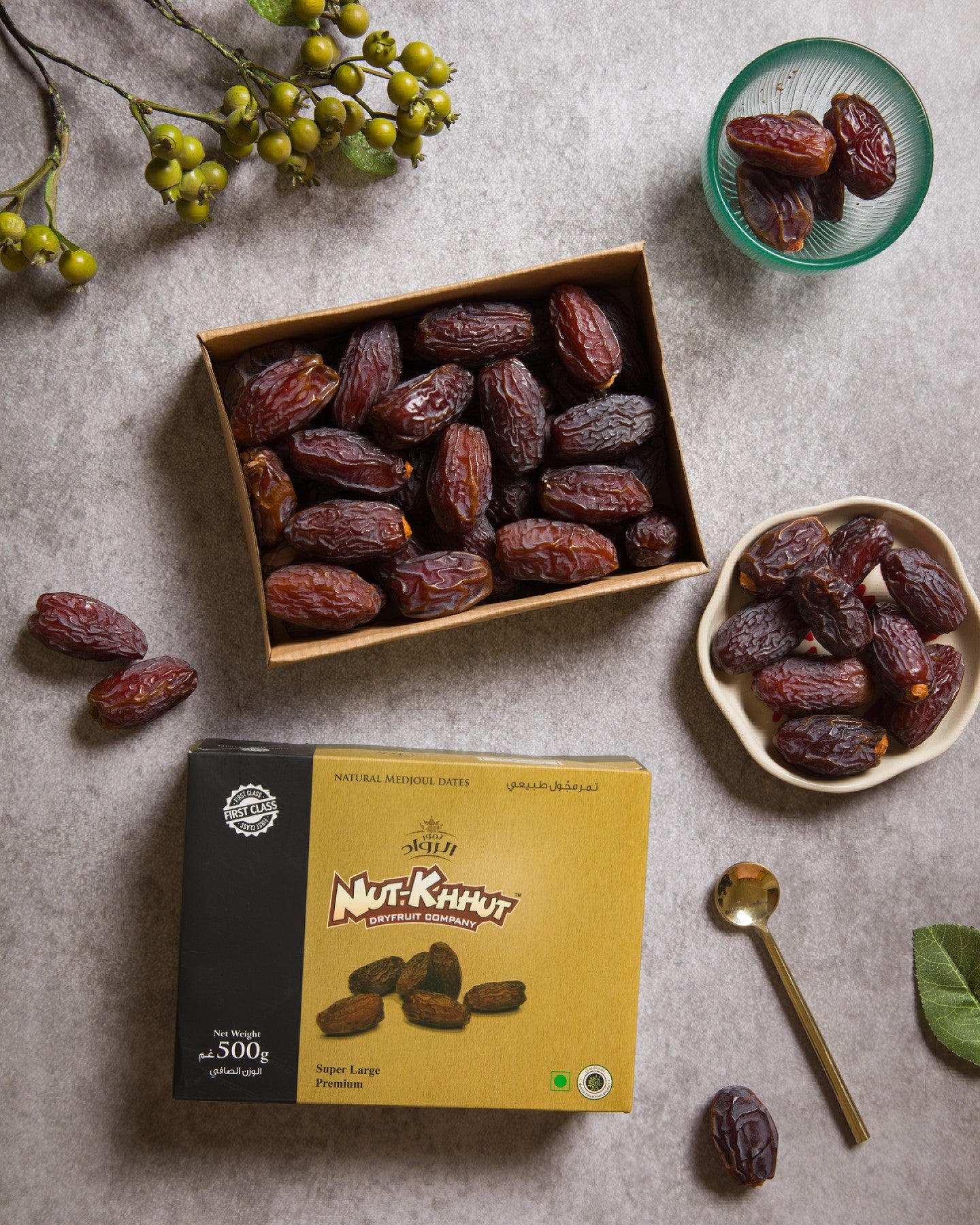 Medjoul Dates Large - 500 Grams