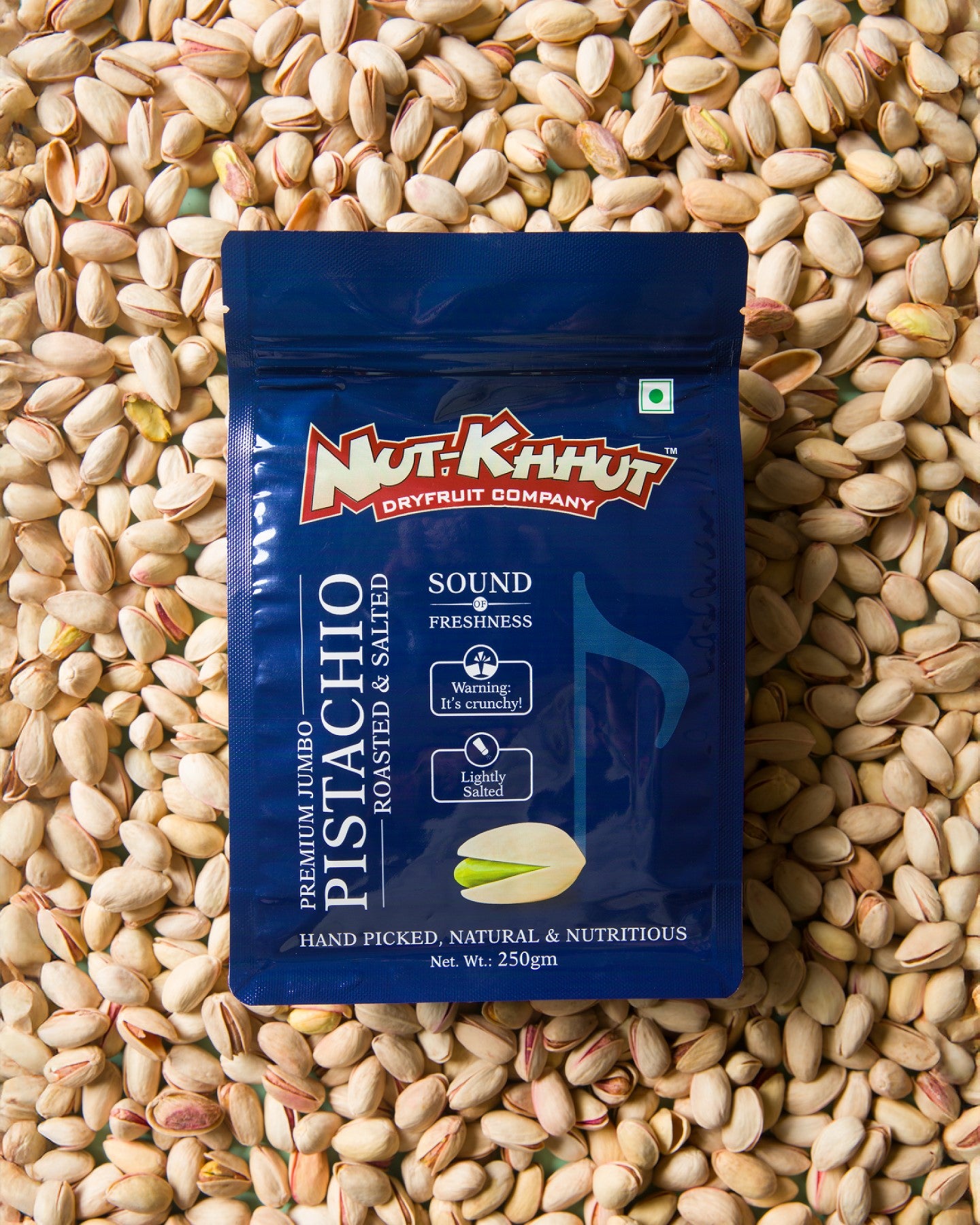 Premium Jumbo Pistachio Roasted & Salted - 250 Grams