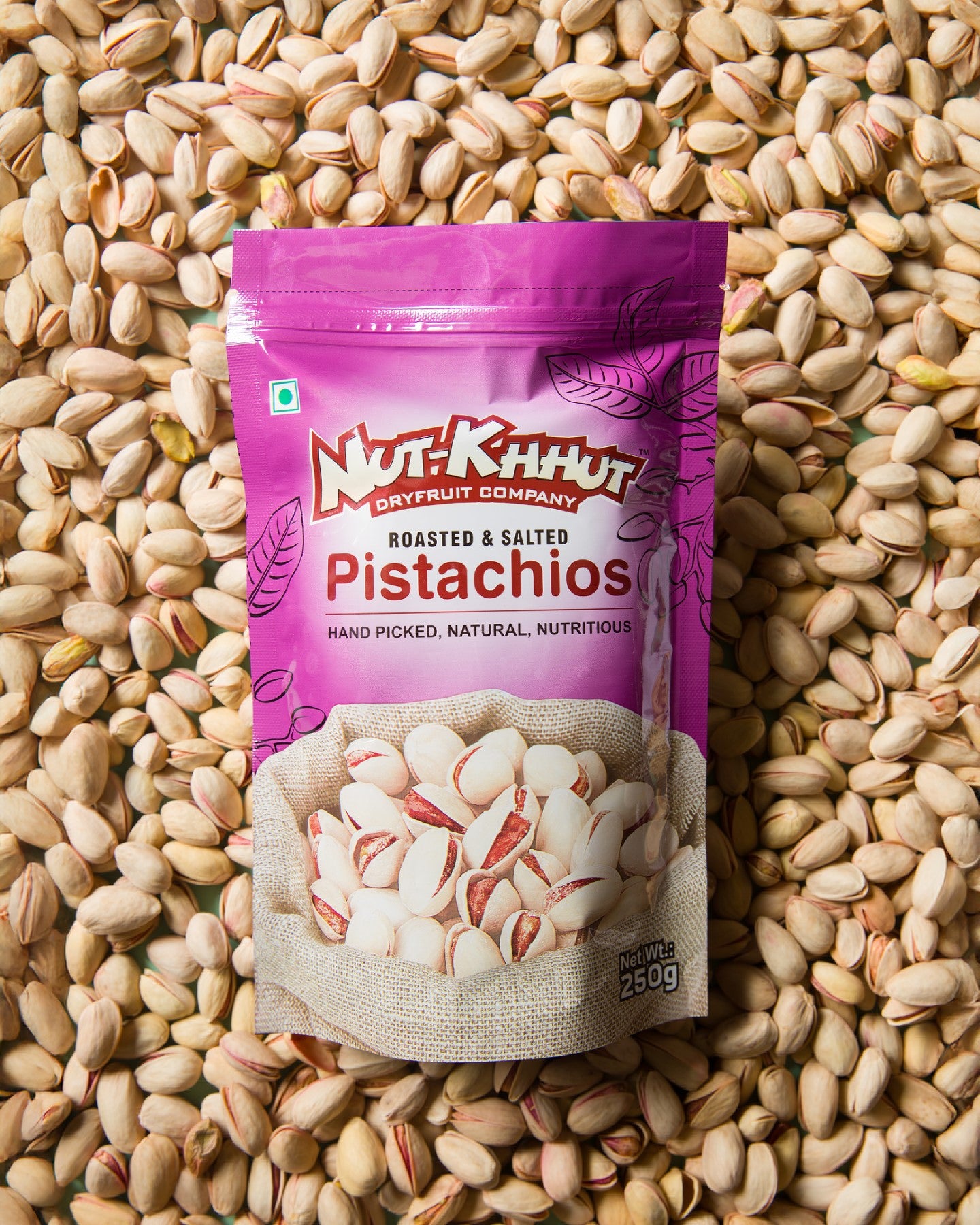 Roasted & Salted Regular Irani Pistachios - 250 Grams