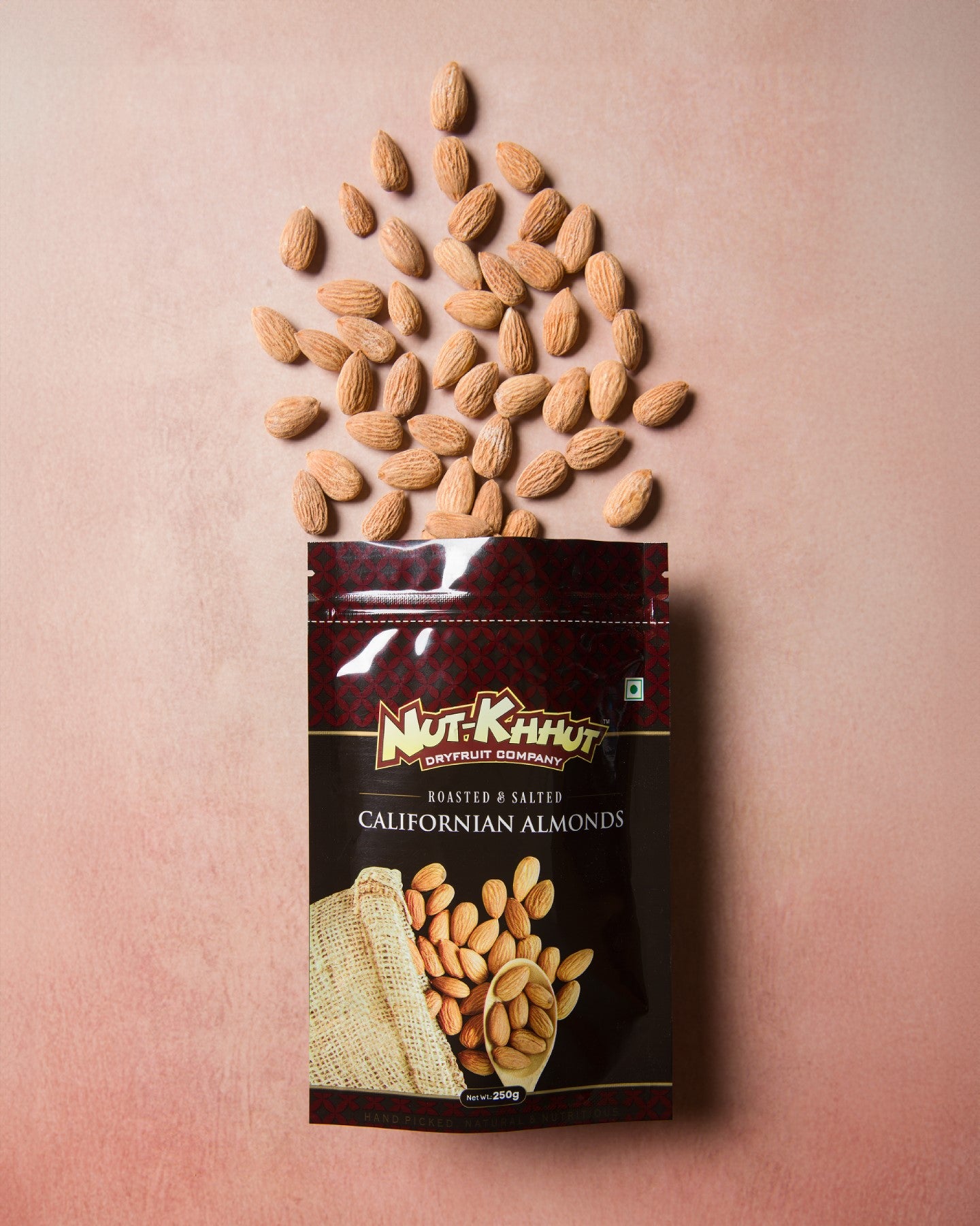 Roasted & Salted Californian Almonds - 250 Grams