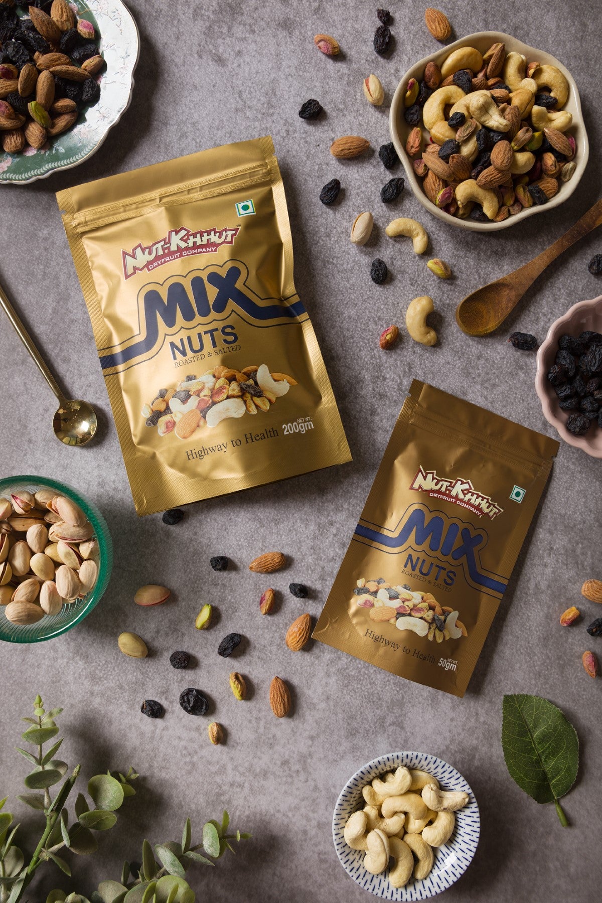 Roasted & Salted Mix Nuts - 200 Grams