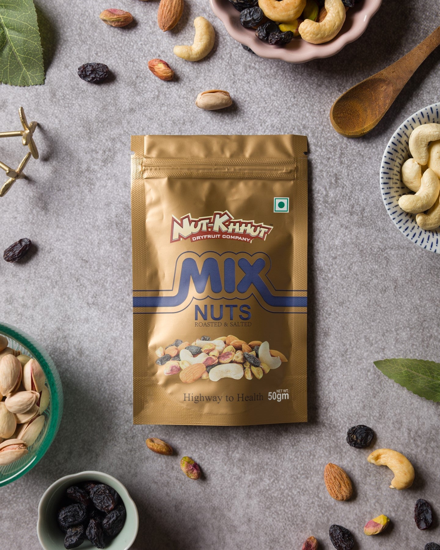 Roasted & Salted Mix Nuts - 200 Grams
