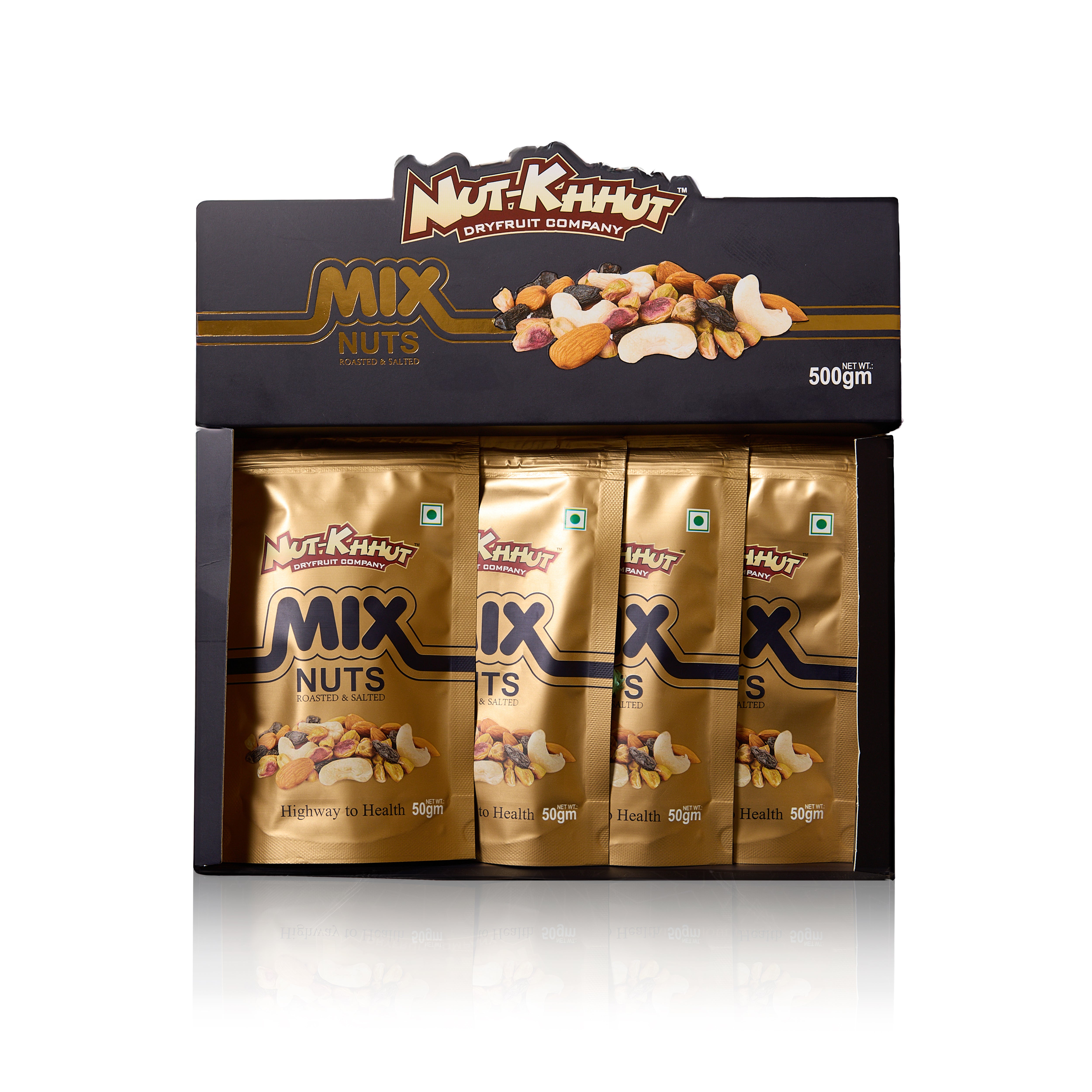 Roasted & Salted Mix Nuts - 500 Grams